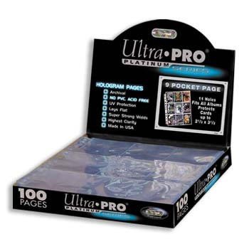 Ultra Pro Mappelommer Til Ringbind 11 Huller  Platinum  Plads Til   Kort   195 165  Hver Side    Stk   209d-1e Ult83423  Ekstra   195 184   Kvalitet