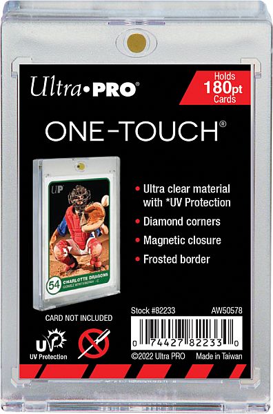 Ultra Pro One-touch Magnetic Holder Standard Size Quot Quot 180pt Sleeves 82233