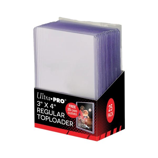 Ultra Pro Toploader Soft Sleeves: Clear Regular 25 Stk
