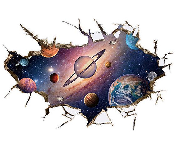 Univers Vægklistermærke – Stjernehimmel Udsalg!
