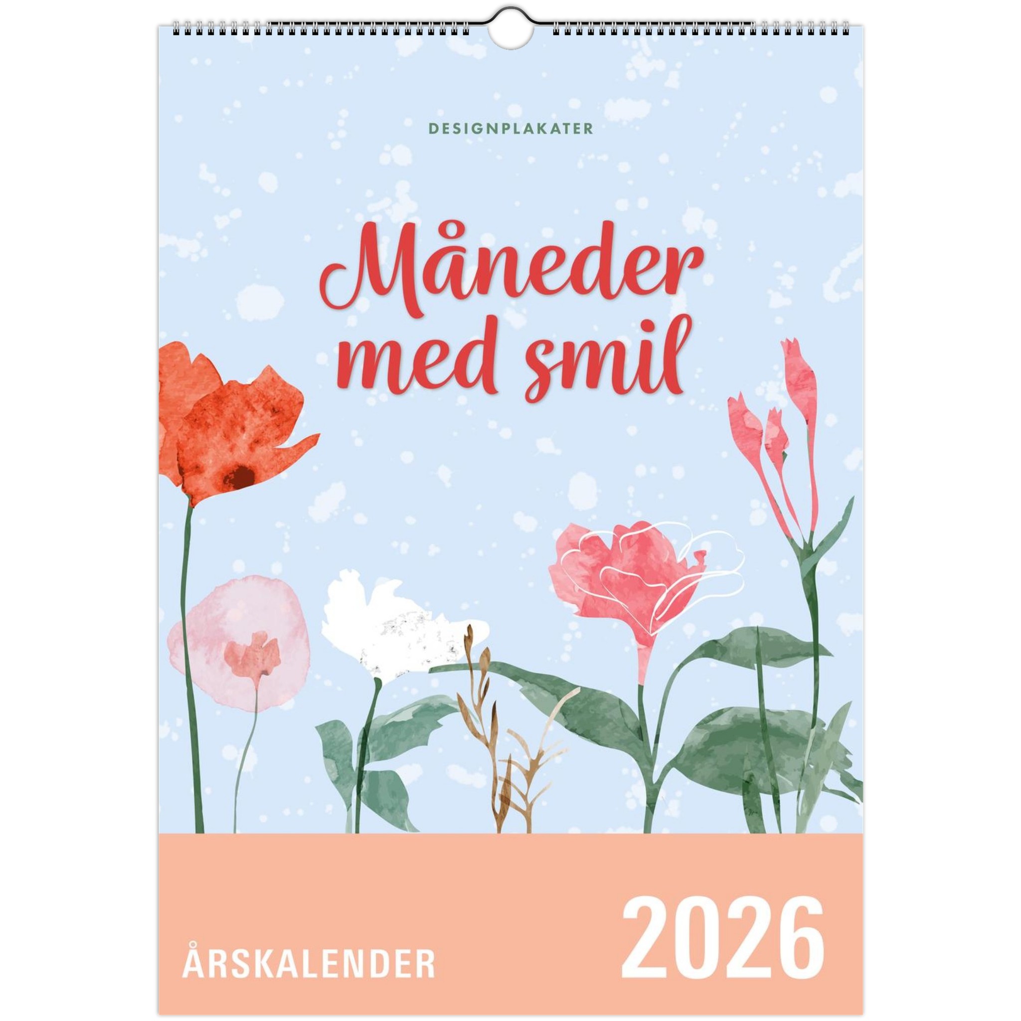 Farverig vægkalender til livlig planlægning i hjemmet