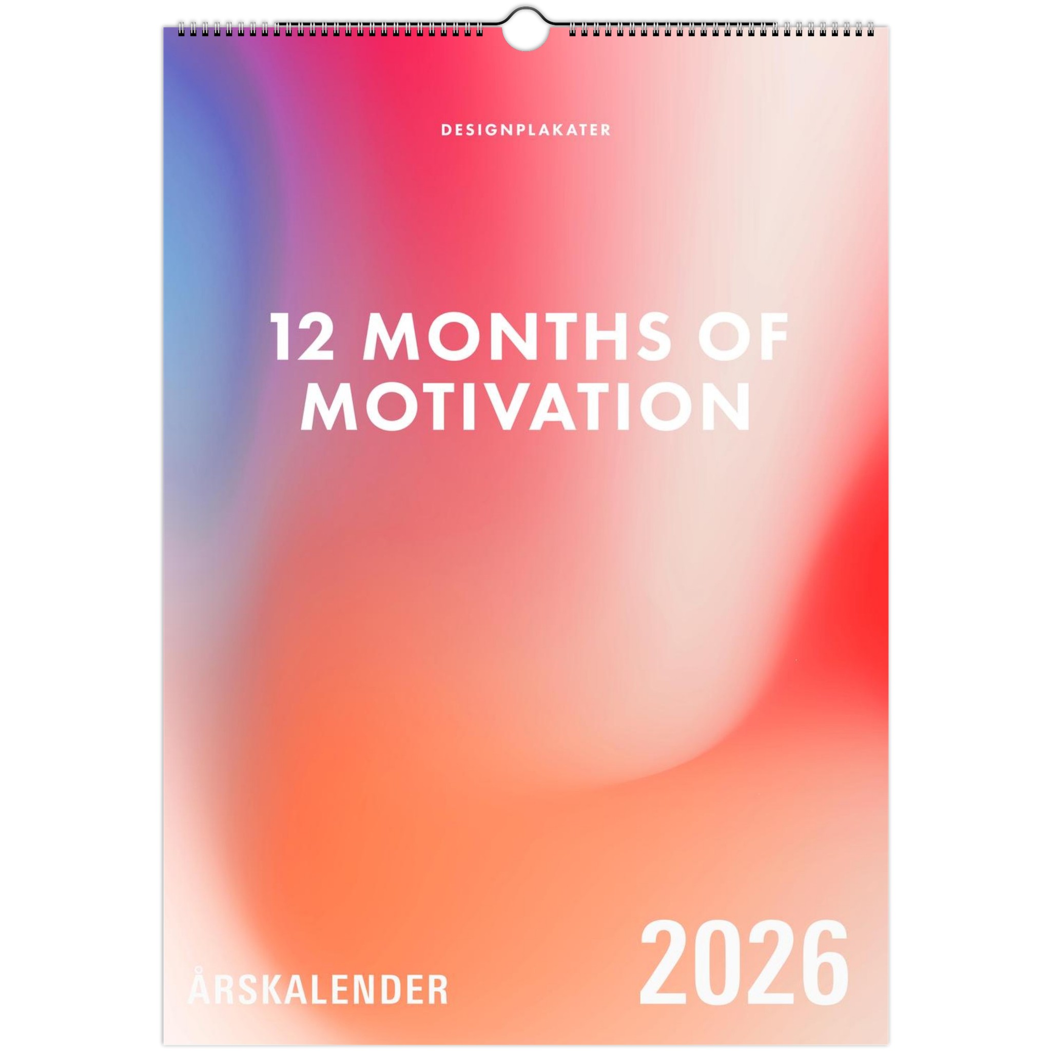 Motiverende Vægkalender – Hold Styr på Dine Dage 12 Mdr.