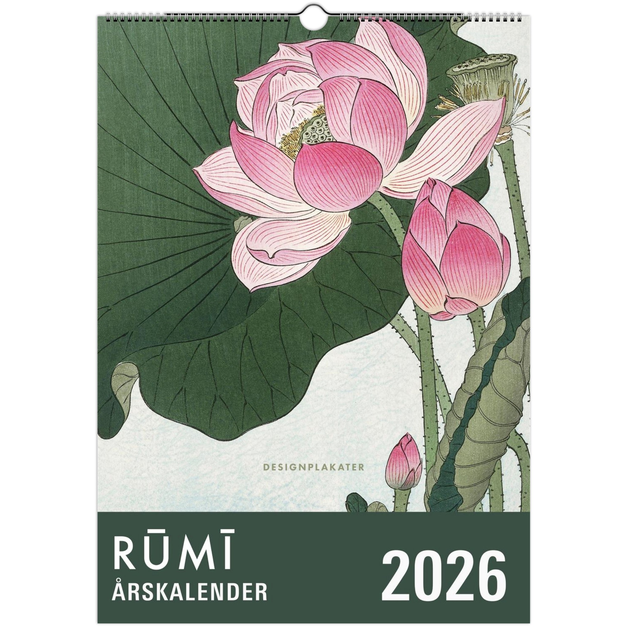 Inspirerende vægkalender med citater fra Rm - Unik design!