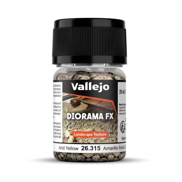 Vallejo Diorama Effects: Landscape Textures Arid Yellow  35