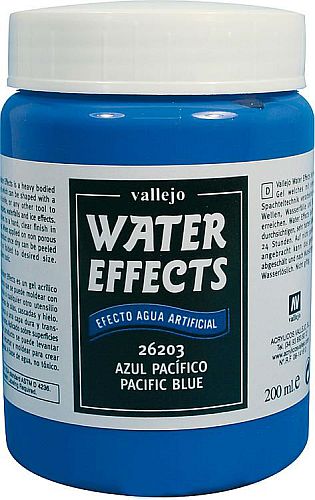 Vallejo Vandtekstur - Heavy Pacific Blue til Dioramaer