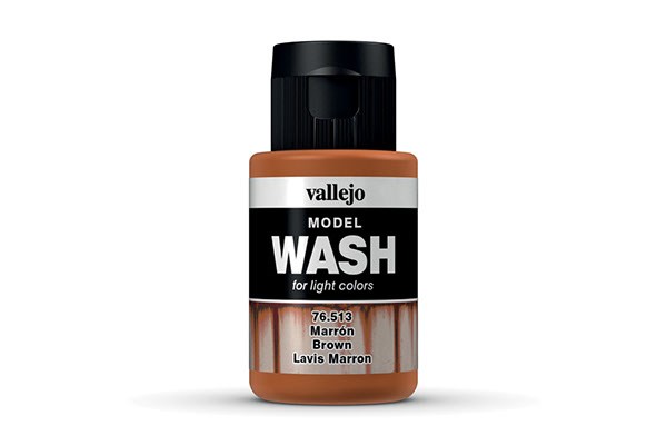 Vallejo Model Color Maling: Wash Brown 35 ml - Udsalg!