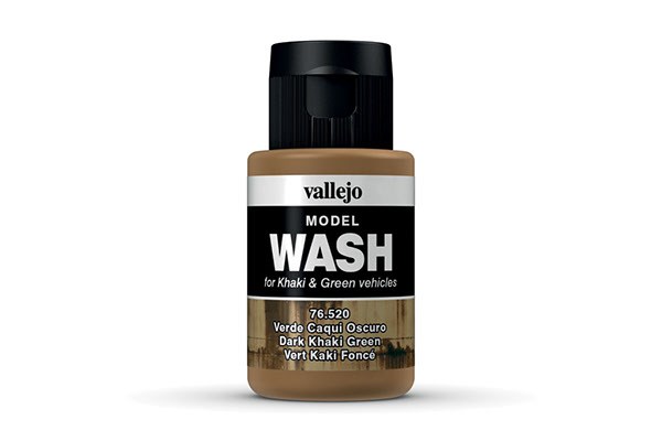 Vallejo Maling Model Color: Wash Dark Khaki Green  35