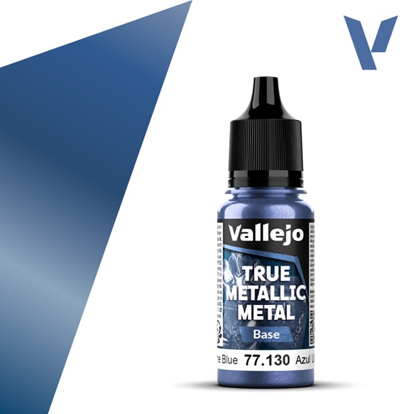 Vallejo Maling True Metallic Metal: Base Ultramarine Blue 18ml