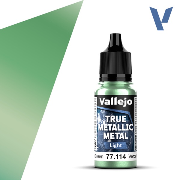 Vallejo Maling True Metallic Metal: Light Dusken Green 18ml