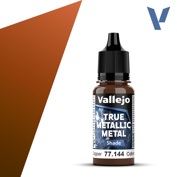 Vallejo Maling True Metallic Metal: Shade Ancient Copper 18ml