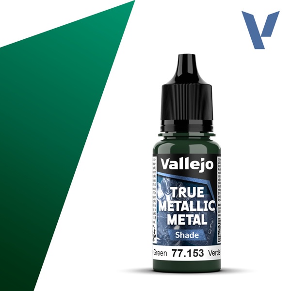 Vallejo Maling True Metallic Metal: Shade Beetle Green 18ml