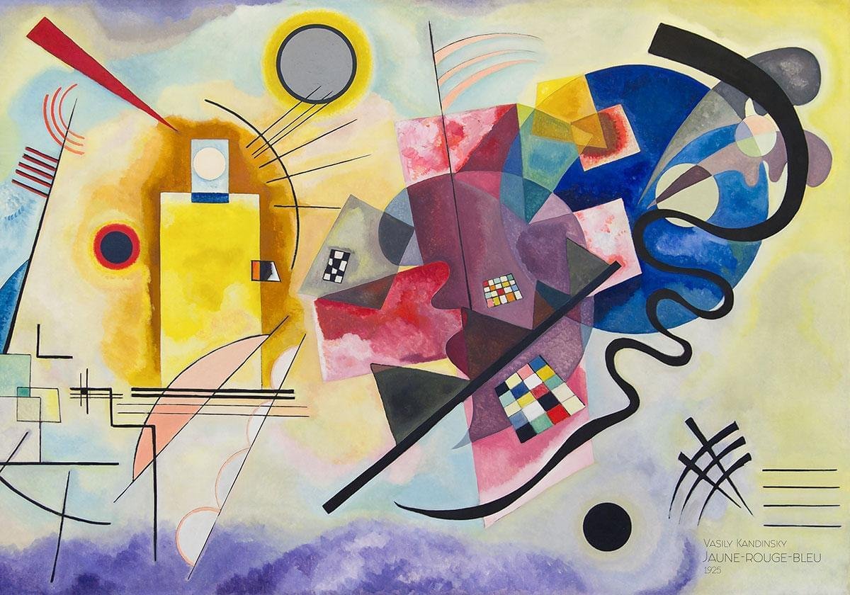 Vasily Kandinsky: Farverigt Kunsttryk til Dit Hjem