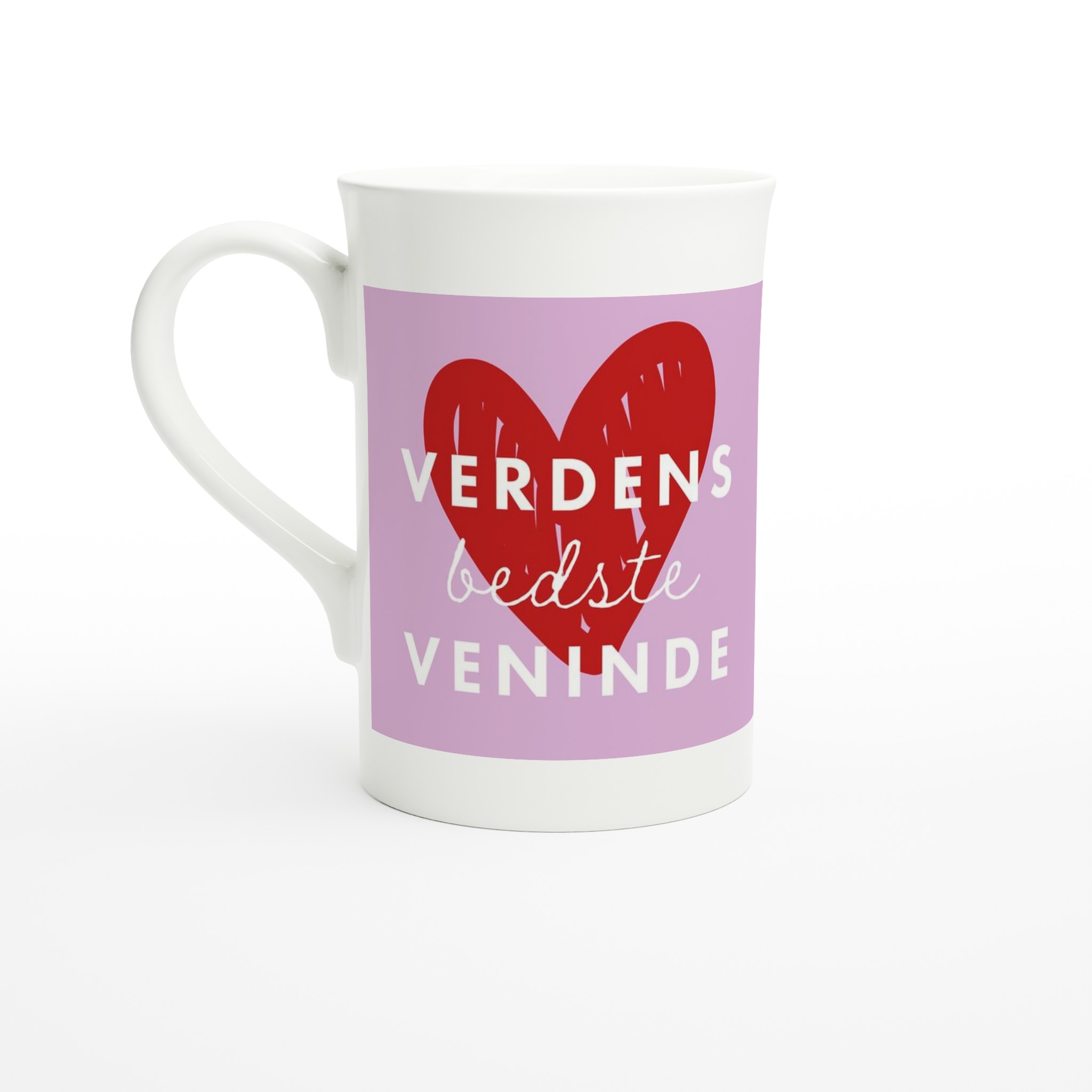 Verdens Bedste Veninde Porcelænskrus - Den perfekte gave!