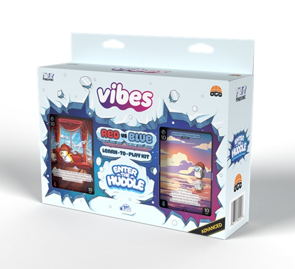 Vibes Tcg: Starter Deck Enter The Huddle: Advanced  Red    Blue