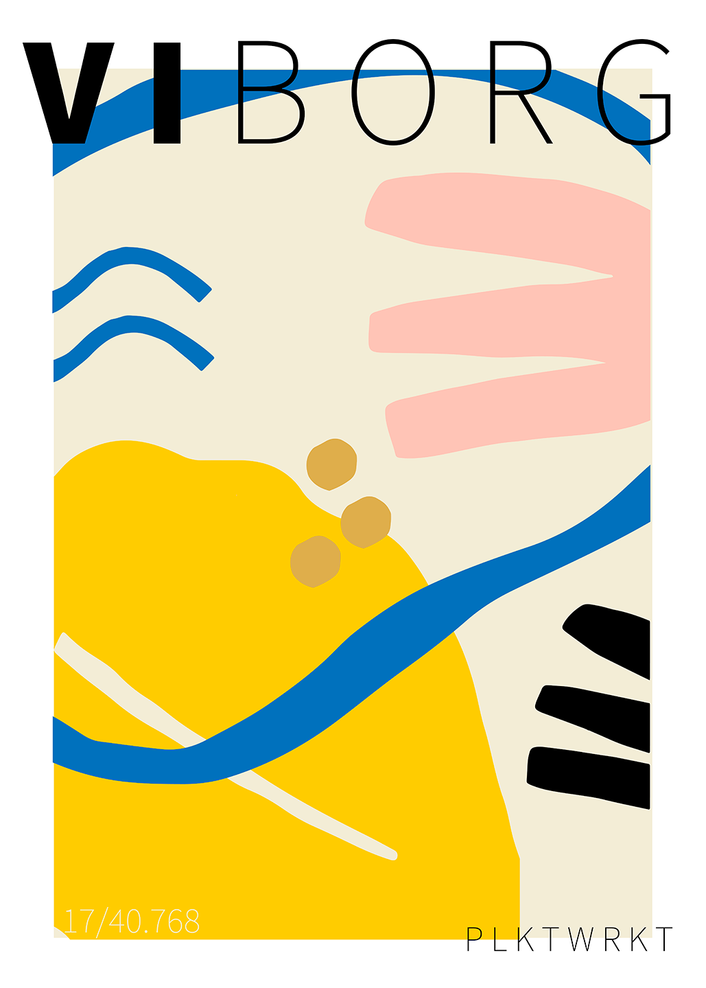 Viborg Plakat – Unik Abstrakt Kunsttilbud til Dit Hjem
