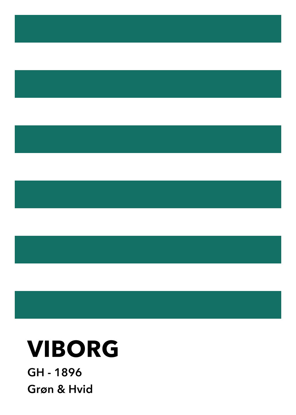 Viborg Hvid Grafikplakat – Unik Kunst til Dit Hjem