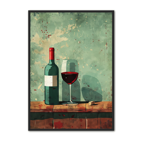 Elegant Vin Plakat – Skab Vinkultur i Dit Hjem!