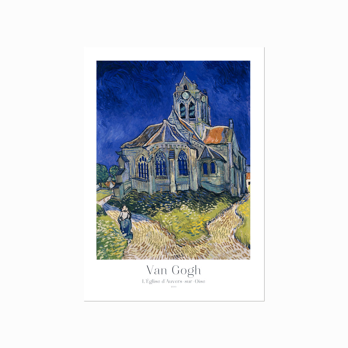 Vincent Van Gogh Plakat - Église i Auvers-sur-Oise