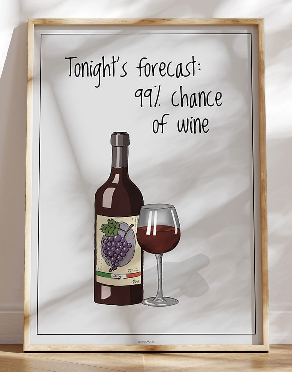 Vinplakat Tonight   Forecast