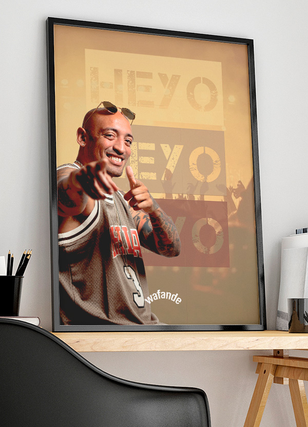 Wafande Plakat - Heyo Heyo Heyo - Fanplakat til Hjemmet