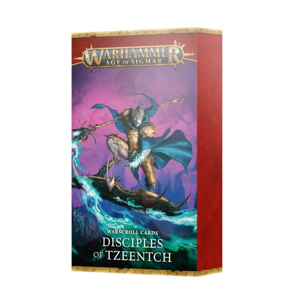 Warhammer: Age   Sigmar  4th Edition  Warscroll Cards: Disciples   Tzeentch  2026  60050201014