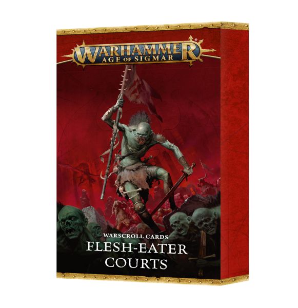 Warhammer: Age   Sigmar  4th Edition  Warscroll Cards: Flesh-eater Courts  2025  60050207012