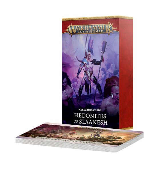 Warhammer: Age   Sigmar  4th Edition  Warscroll Cards: Hedonites   Slaanesh  2026  60050201016