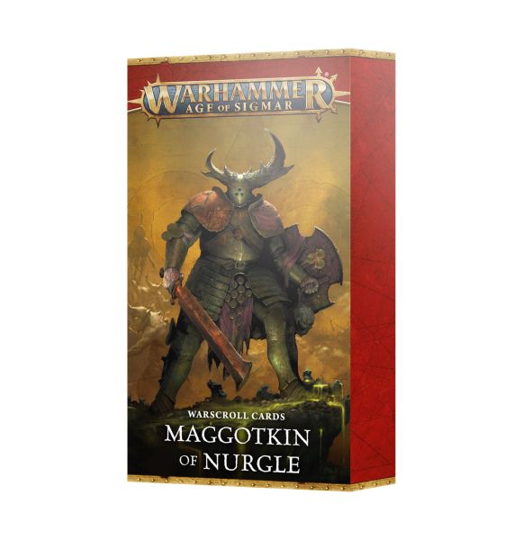 Warhammer: Age   Sigmar  4th Edition  Warscroll Cards: Maggotkin   Nurgle  2026  60050201015