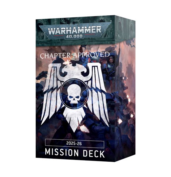 Warhammer 40 000: Mission Deck Chapter Approved 2025-26  10th Edition  60050199059