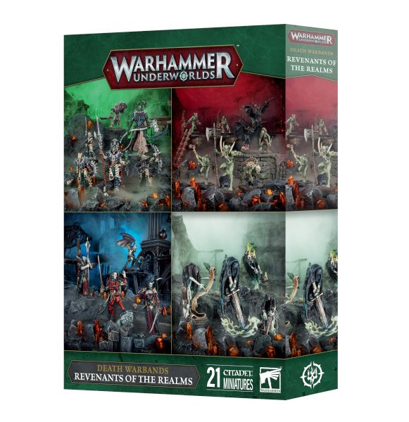 Warhammer Underworlds: Expansion Death Warbands: Revenants   The Realms 99120799008