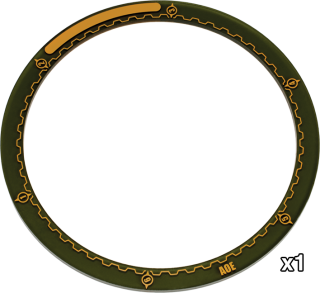 Effekt Ring Markører til Warmachine - Officielt Tilbehør