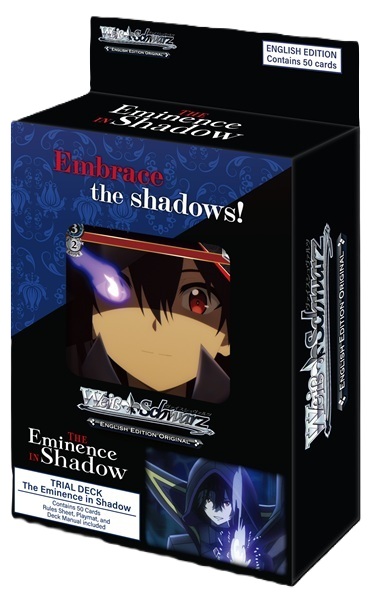 Weiss Schwarz The Eminence   Shadow Trial Deck