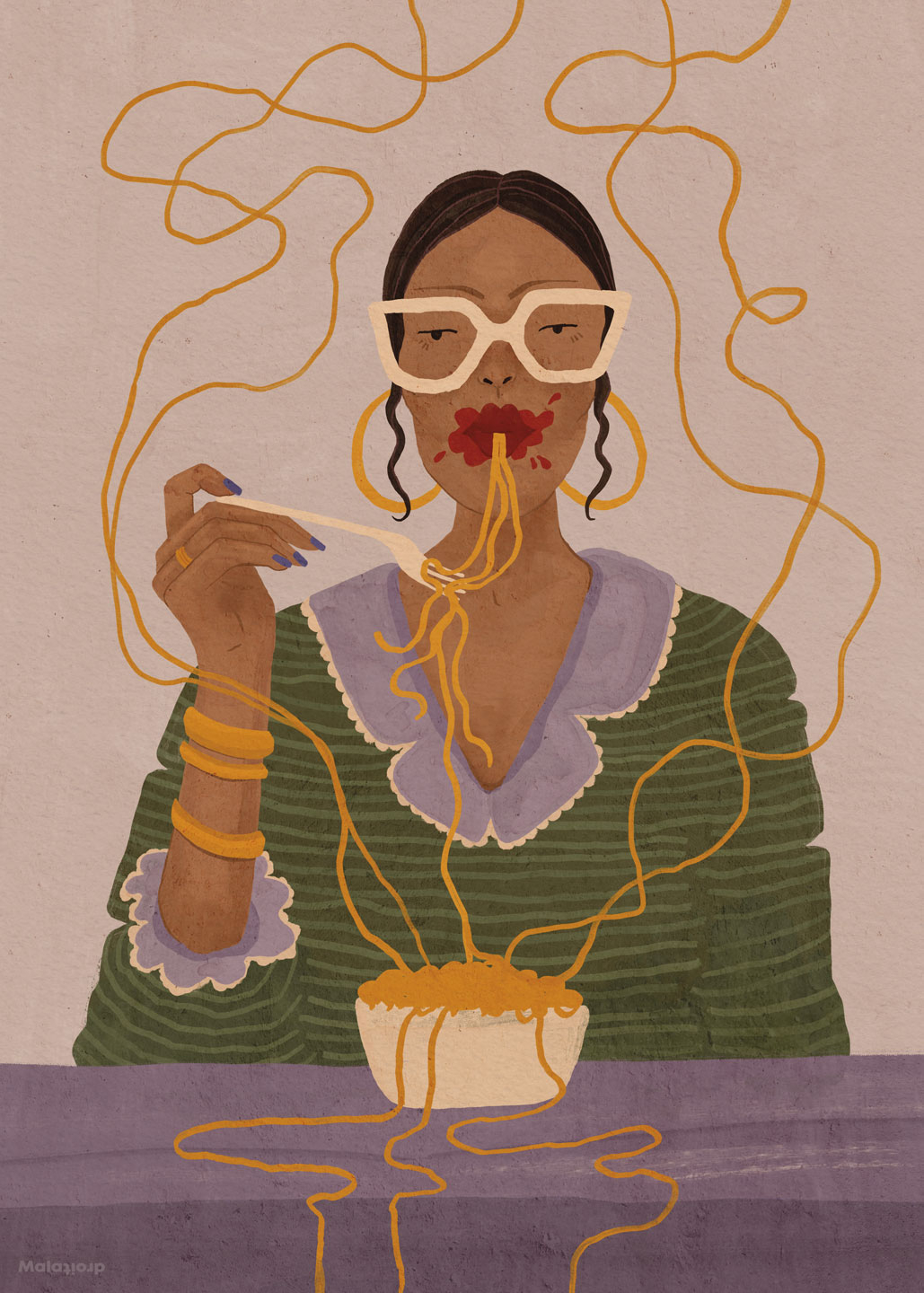Unik plakat fra Maladroit - Grafisk Kunst til hjemmet