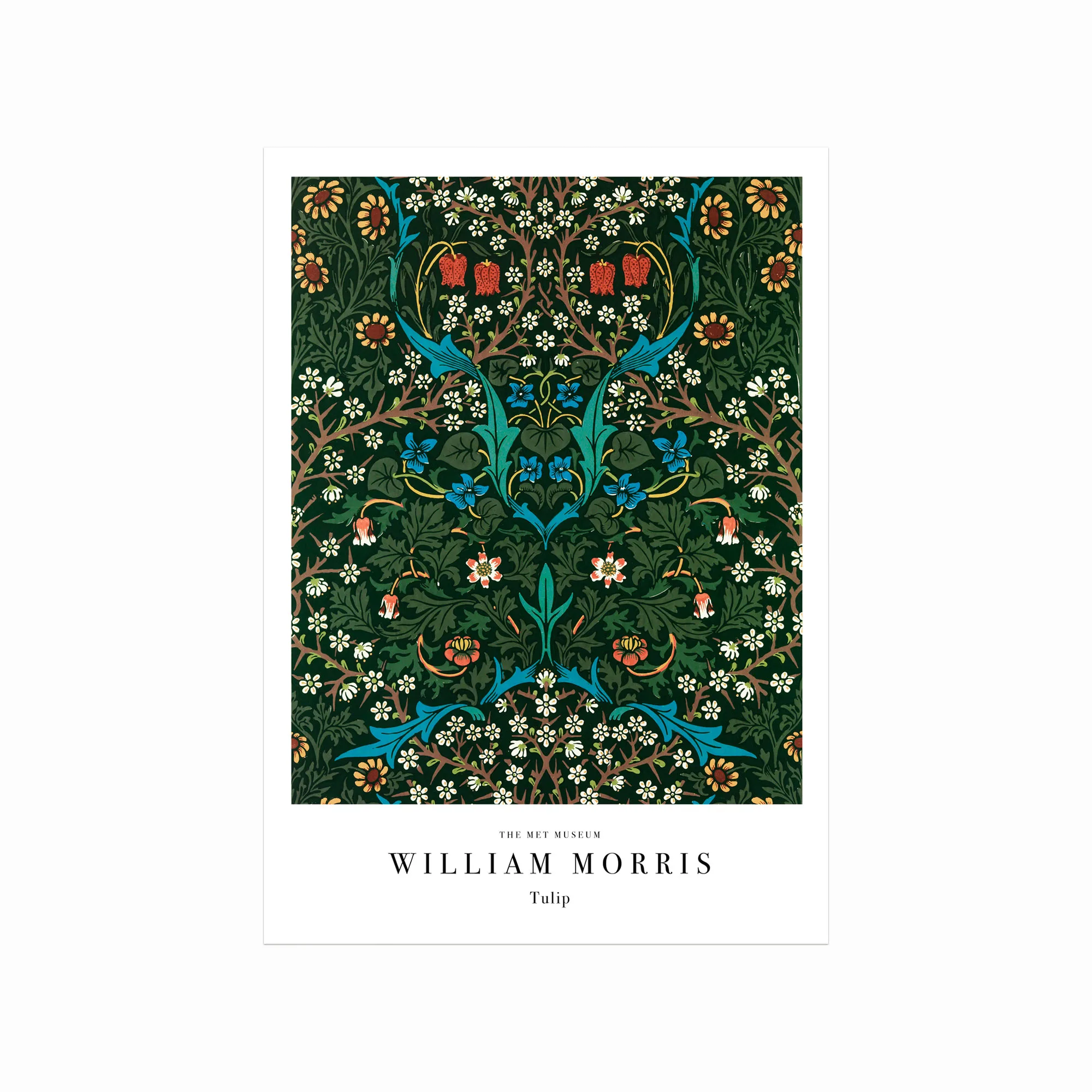 William Morris Tulip Plakat – Elegant Kunsttryk til Dit Hjem