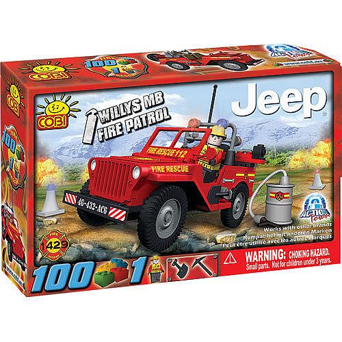 Willys Mb Brandvogn Jeep - Cobi Byggeklodser Tilbud