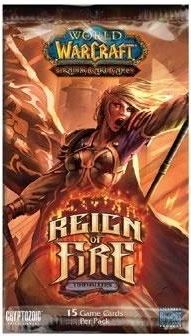 World   Warcraft Tcg Reign   Fire Booster Pack Chance For Spectral Tiger