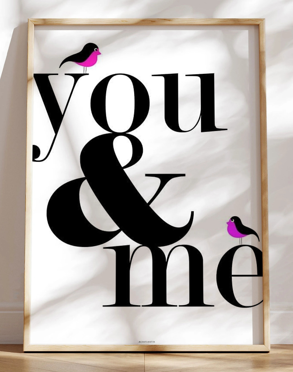 You And   Plakat Med Fugle
