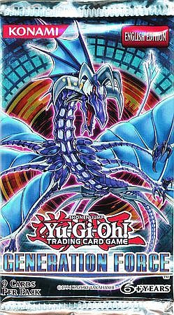 Yu-Gi-Oh Booster Pakke - Generation Force Unlimited!