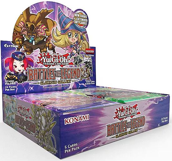 Yugioh Battles   Legend: Glorious Gallery Booster Display