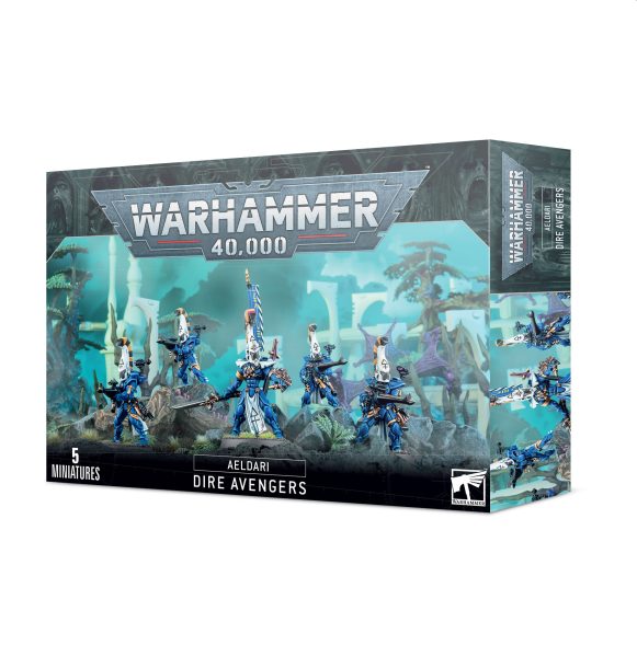 Aeldari Dire Avengers – Krigshelte til Warhammer 40K