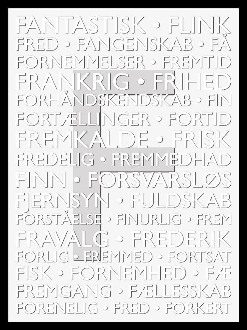 Farverig Alfabet Plakat til Børneværelset - Skab Glæde!