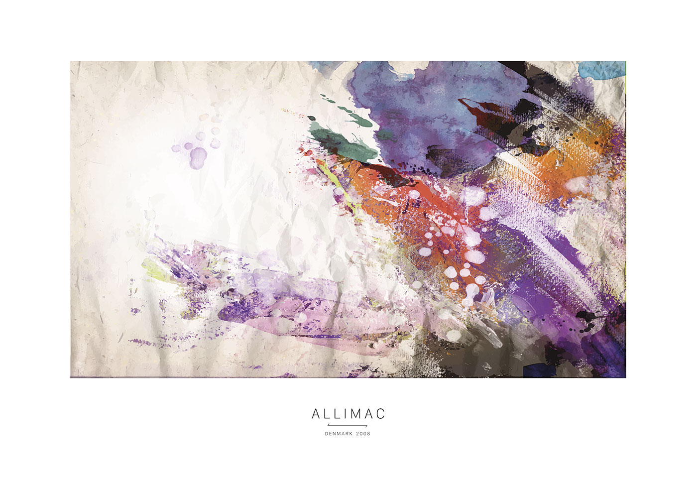 Allimac Easy Plakat – Abstrakt Kunst til Dit Hjem