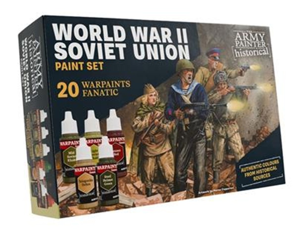 Army Painter Warpaints Historical Warpaints Fanatic : World War Soviet Union Paint Set Wp8112p