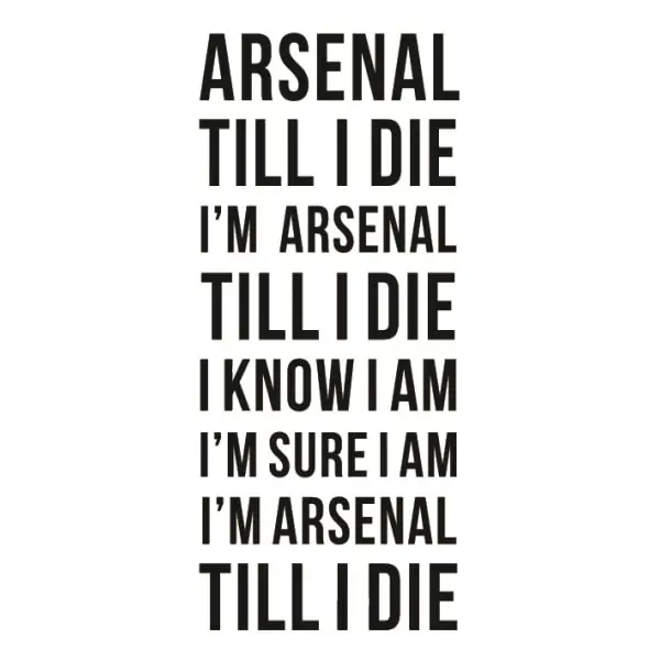 Arsenal Vægklistermærke – Vis Din Klubstolthed!