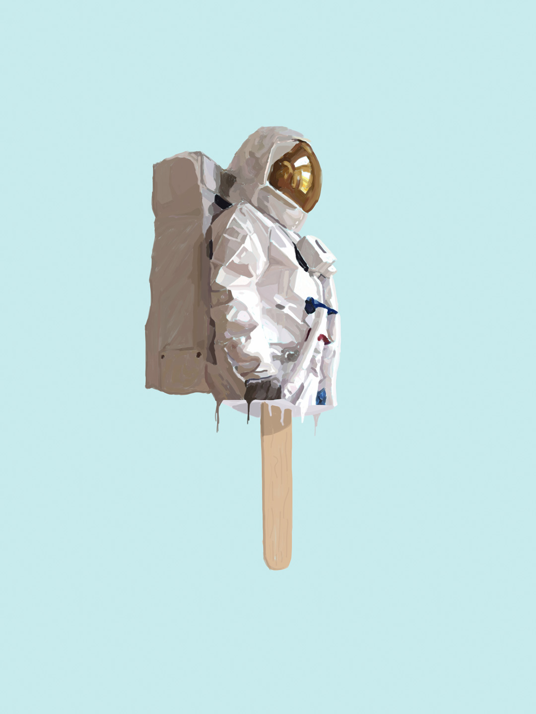 Astronaut Is – Mads Hindhede Vægplakat til Fantasi
