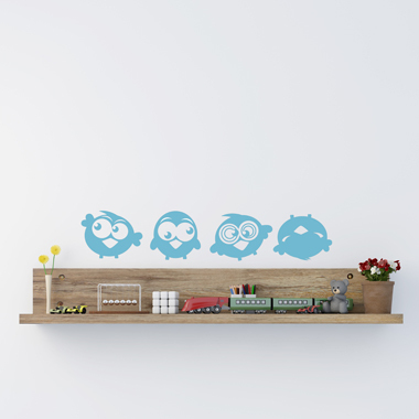 Fugle Wallstickers fra Anline Ruby – Forvandl dit hjem!