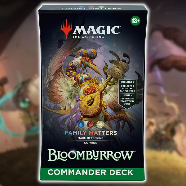 Bloomburrow Commander EDH Magic Deck: Family Matters 100 Kort