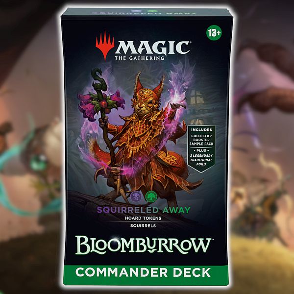 Bloomburrow Commander  Edh  Multiplayer Magic Deck: V4 Squirreled Away 100 Kort
