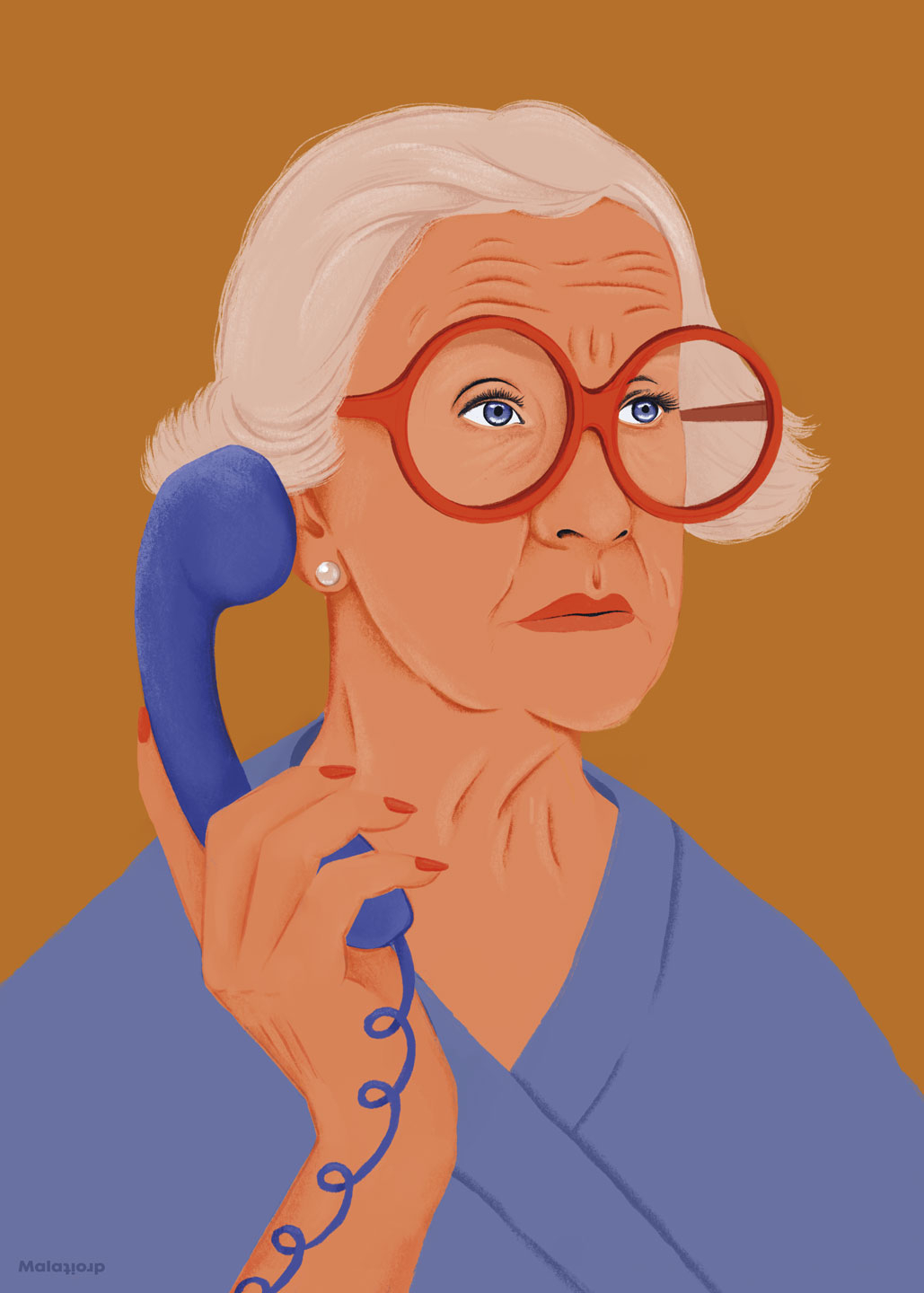 Call Girl Gul – Unikt Kunsttryk til Dit Hjem