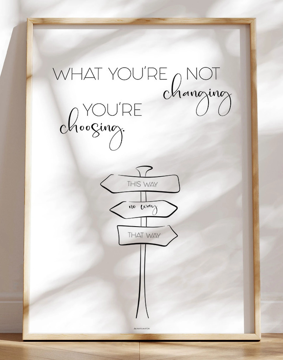 Change   Choice Citatplakat